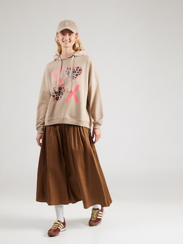 miss goodlife - Sudadera 'XO' en beige