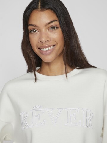 VILA Sweatshirt in Weiß