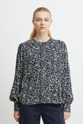 ICHI Blouse in Blue: front