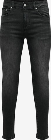 Only & Sons Skinny Jeans 'FLY' i svart: framsida