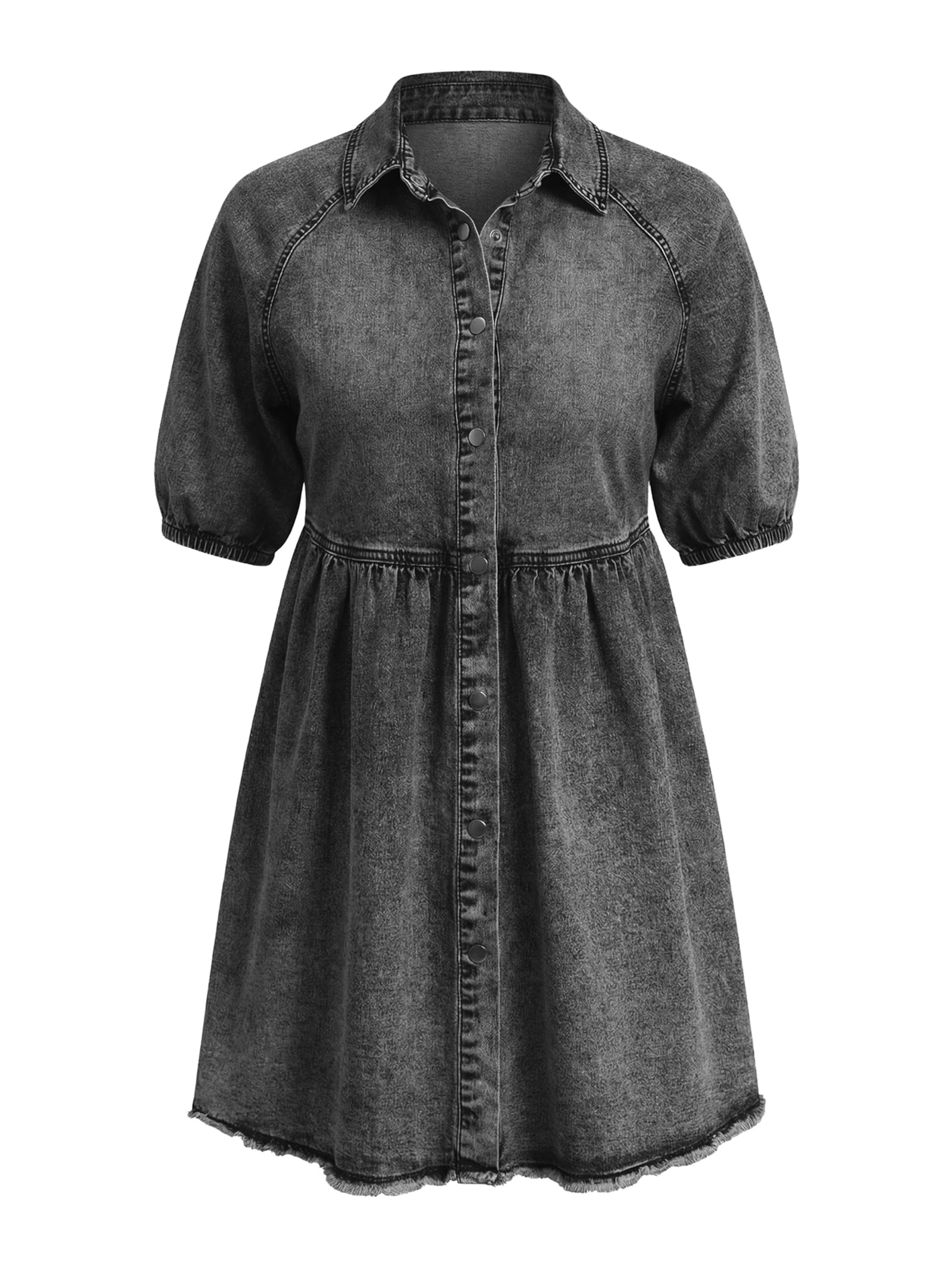 Imily Bela Kjole i grå: forside