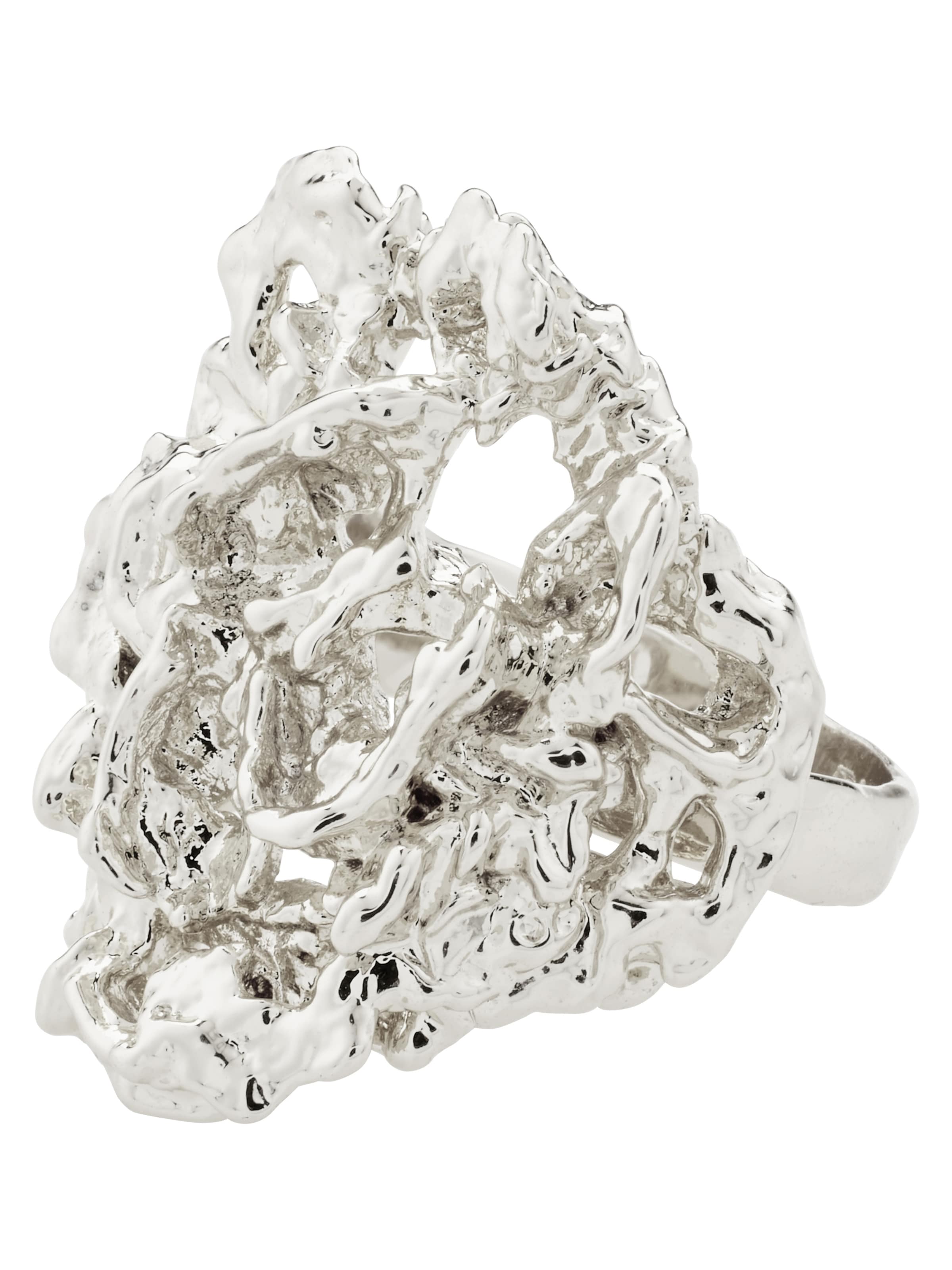 Pilgrim Prsteň 'Act' - Strieborná: predná strana