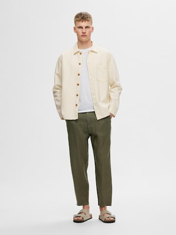 SELECTED - Loosefit Pantalón 'SLHMAGNUS' en verde