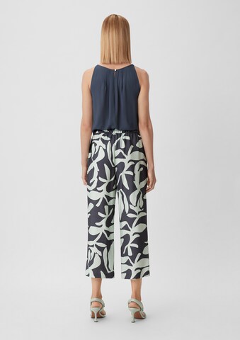 comma casual identity Wide leg Broek in Grijs