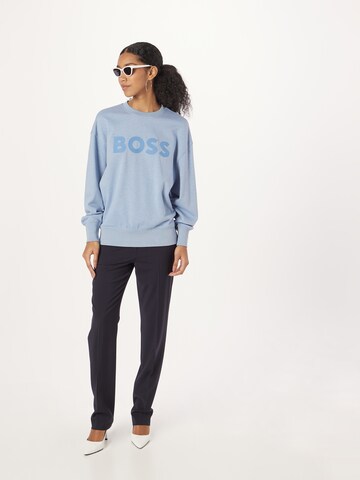 BOSS Sweatshirt 'Eteia' in Blauw