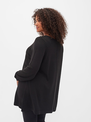 Zizzi Sweater 'MSHAPE' in Black