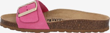 Palado Mules 'Malta' in Pink: front