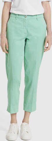 Coupe slim Pantalon 'Kir:sty' GERRY WEBER en vert : devant