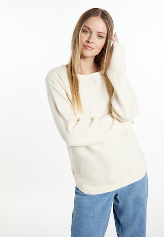 DreiMaster Maritim Pullover in Weiß: predná strana