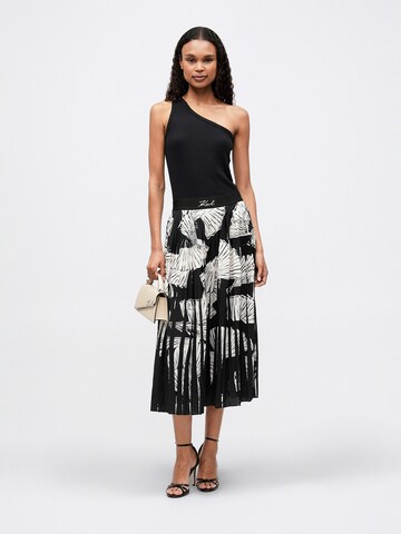 Karl Lagerfeld Φούστα σε μαύρο