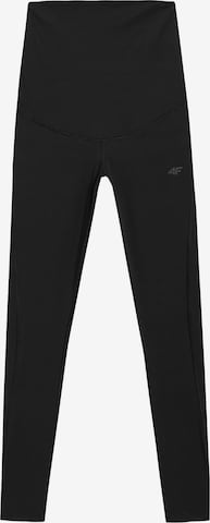 4F Skinny Sporthose in Schwarz: predná strana