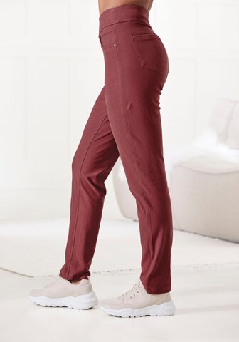 H.I.S Regular Broek in Rood
