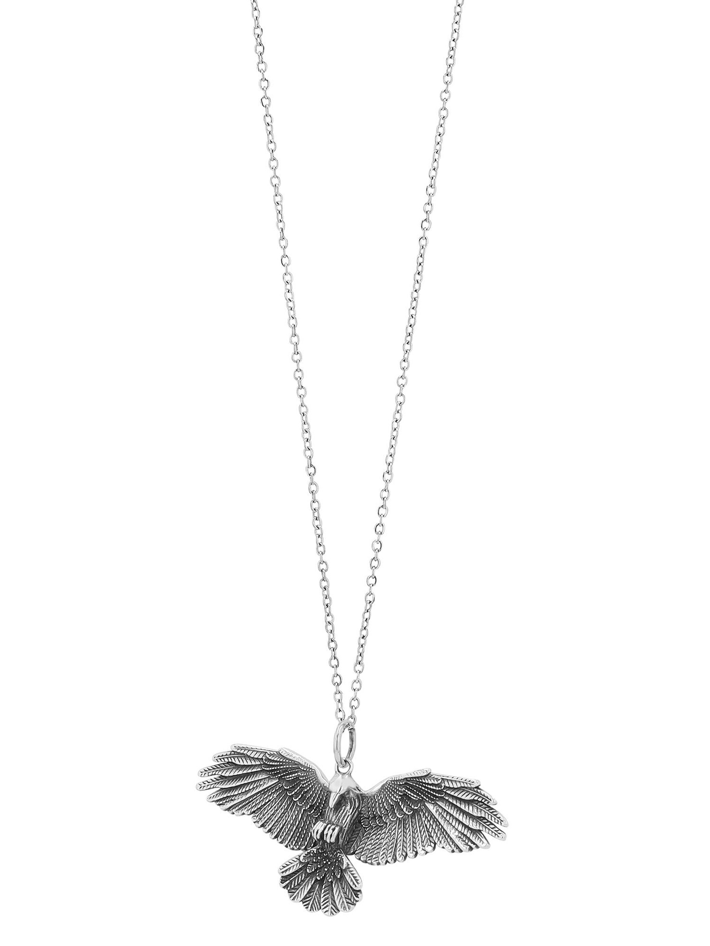 Akzent Anhänger 'aus 925 Silber mit Adler-Motiv'‌‌‌‌‌ in Silber: Vorderseite