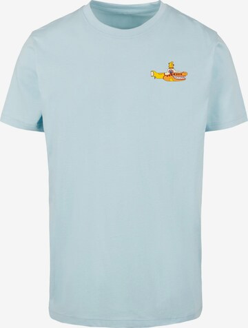 Merchcode Shirt 'Yellow Submarine - Monster No.5' in Blauw: voorkant