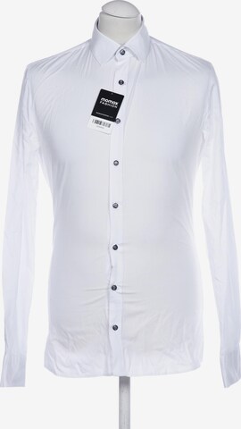 OLYMP Button Up Shirt in S in White: front
