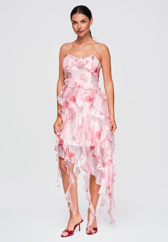 Ombre Cocktailjurk in Roze