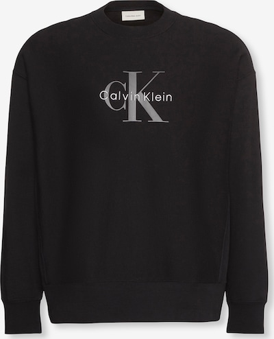 Calvin Klein Jeans Sweater majica u senf / crna / bijela, Pregled proizvoda