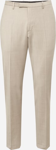 CINQUE Pleated Pants in Beige: front