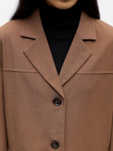 OBJECT - Blazer 'OBJINELA' en marrón