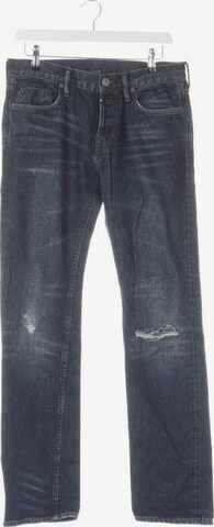 All Saints Spitalfields Jeans in 30 in Blue: front