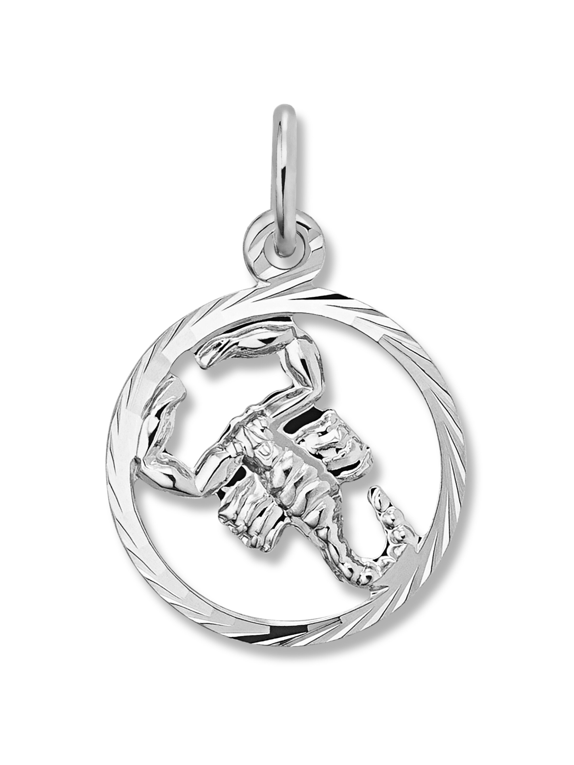 ONE ELEMENT Pendant 'Skorpion' in Silver: front