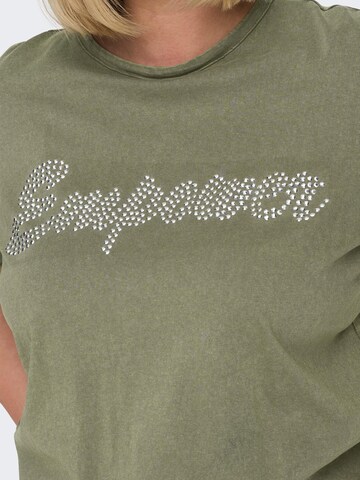 T-shirt 'Miko' ONLY Carmakoma en vert