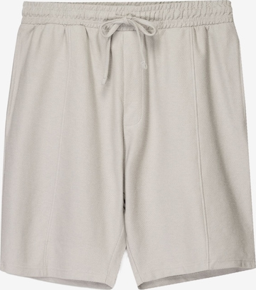 Bershka Regular Housut värissä harmaa: etupuoli