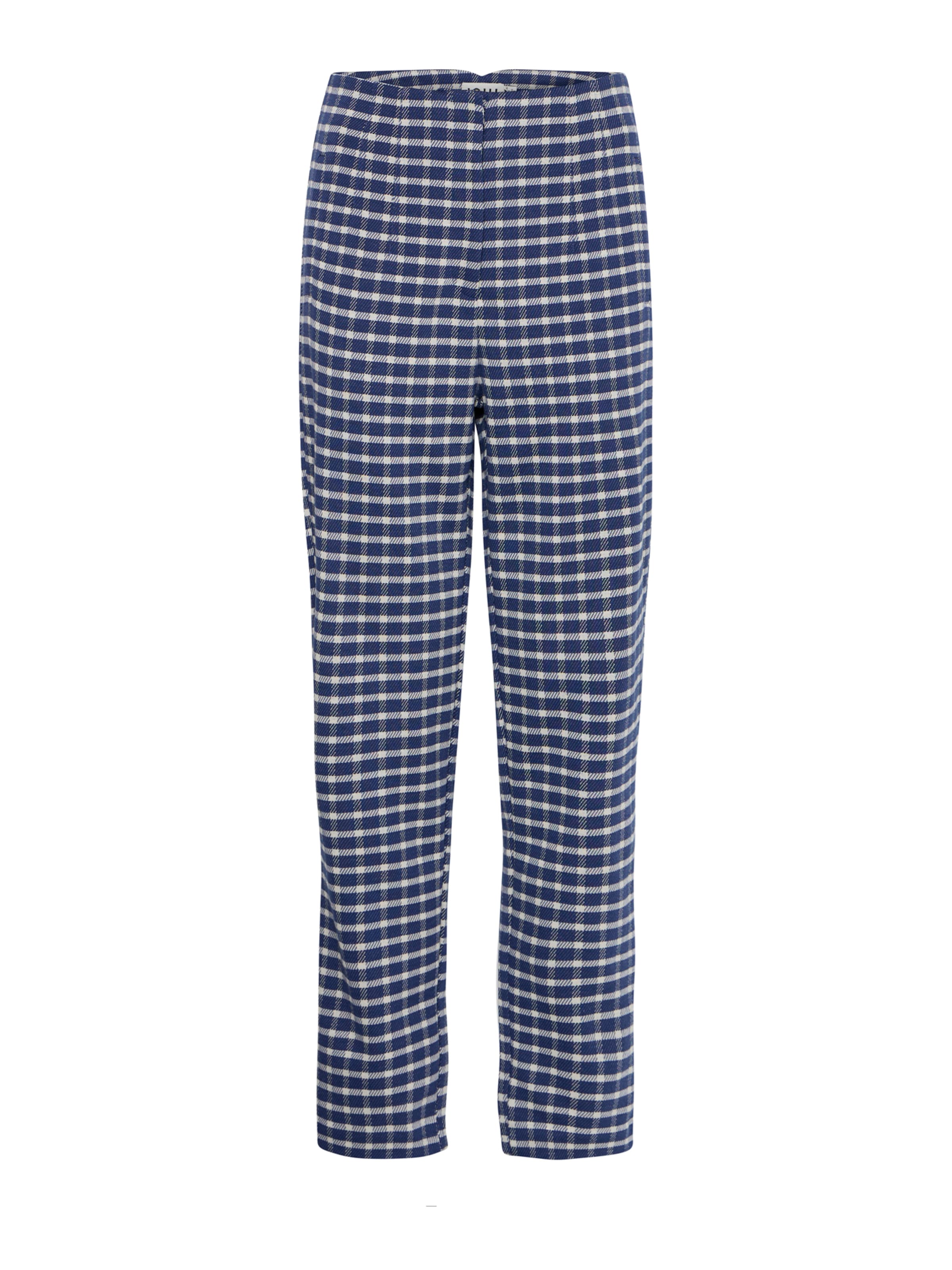 ICHI Regular Панталон 'KATE' в синьо: отпред