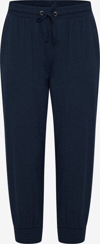 Fransa Tapered Broek 'SANSA' in Blauw: voorkant