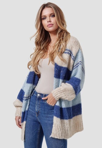 Decay Knit Cardigan in Blue