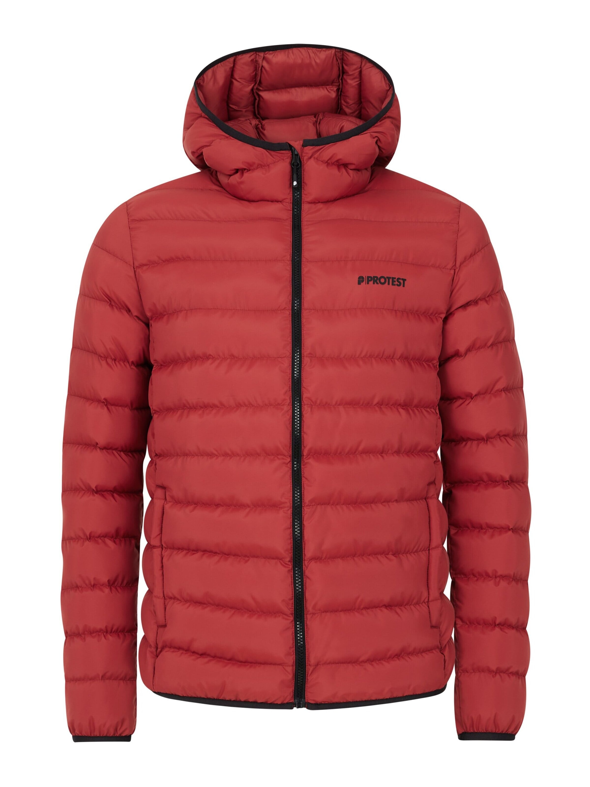PROTEST Winter Jacket 'PRTBASSO' in Red: front