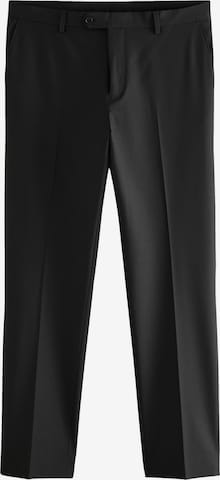 Effilé Pantalon à plis 'Motionflex' Next en noir : devant