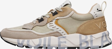 Baskets basses 'CLUB01.' Voile blanche en beige : devant