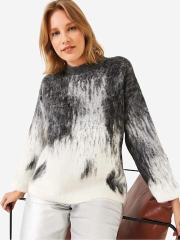 Bianco Lucci Sweater in Grey