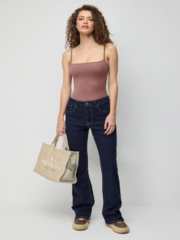 No Matter What Shirt bodysuit in Brown