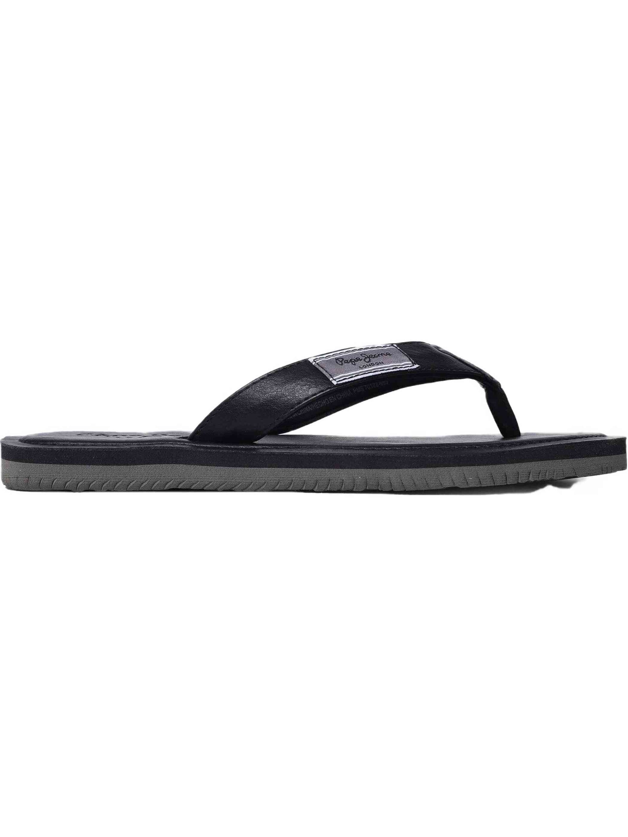 Pepe Jeans - Sandalias de dedo en negro: frente