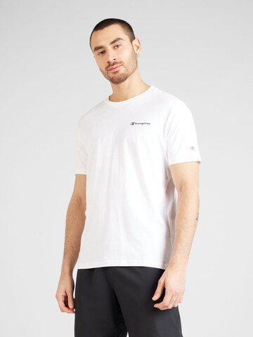 T-Shirt Champion Authentic Athletic Apparel en blanc : devant