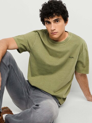 Pepe Jeans T-Shirt 'PORTOBELLO' in Grün: Vorderseite
