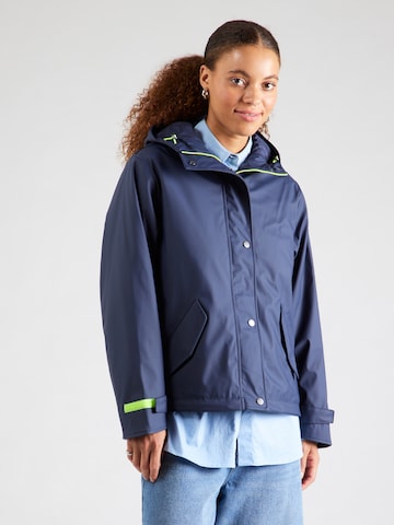 No. 1 Como Between-Season Jacket in Blue: front
