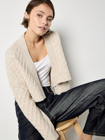 Cardigan bavarois ' ' Apricot en gris