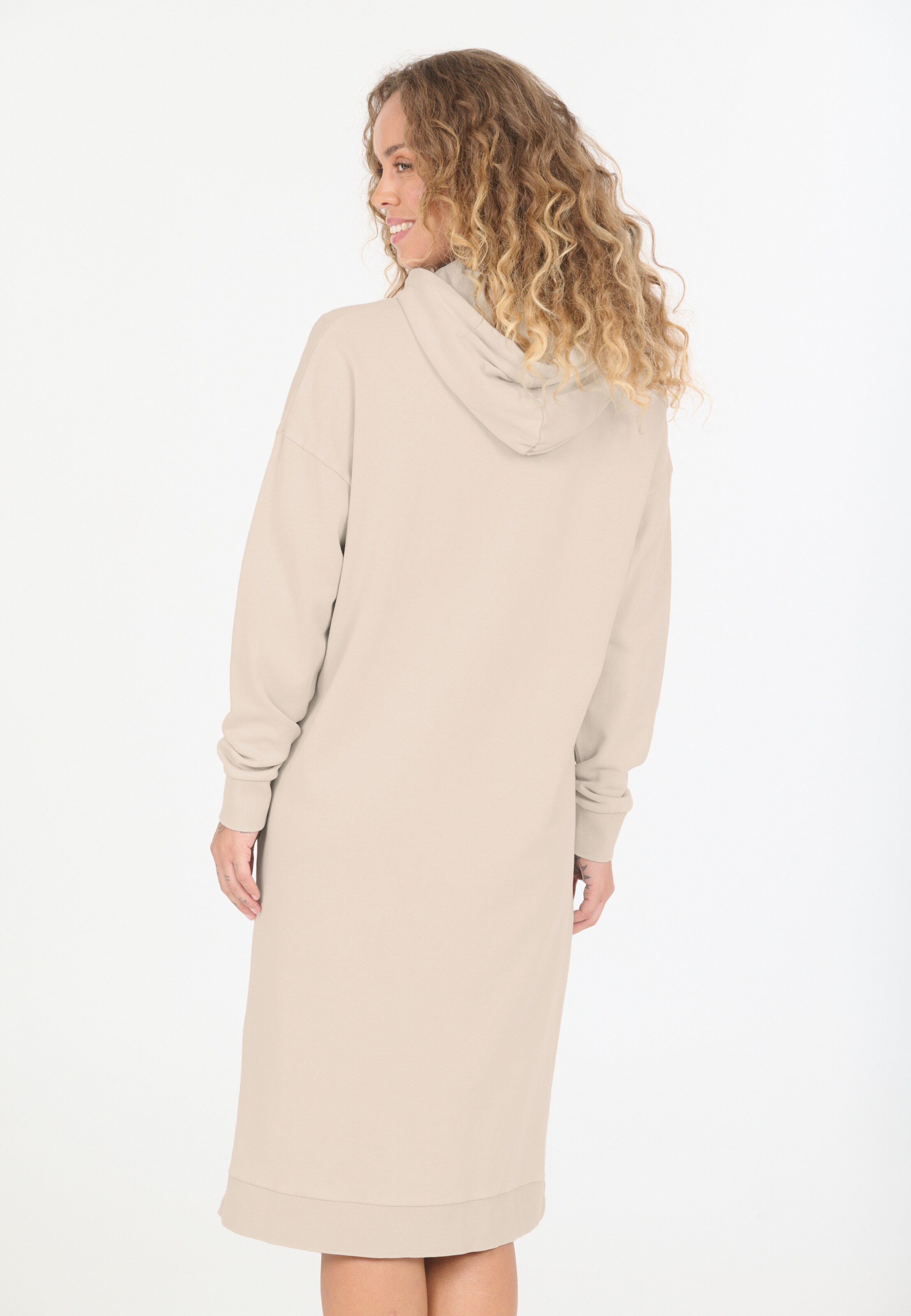 NOU Sweatshirtkleid 'Rala' in Braun