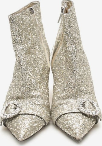 JIMMY CHOO Stiefeletten 38,5 in Silber