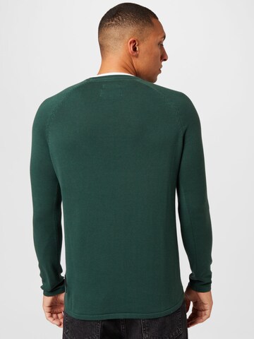 TOM TAILOR DENIM Sweater in Green