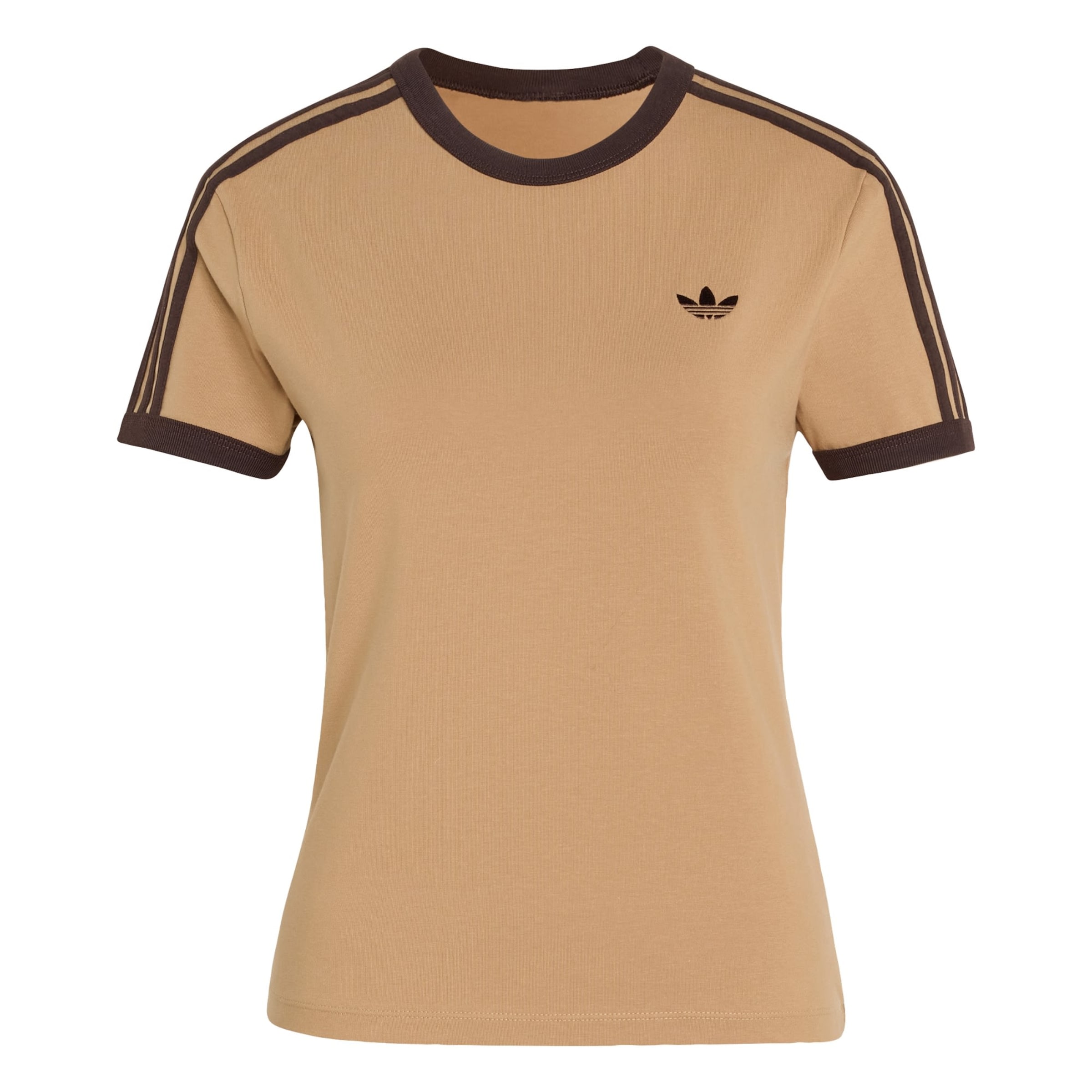 ADIDAS ORIGINALS Camiseta 'Cali' en XXS en chocolate / marrón claro, Vista del producto