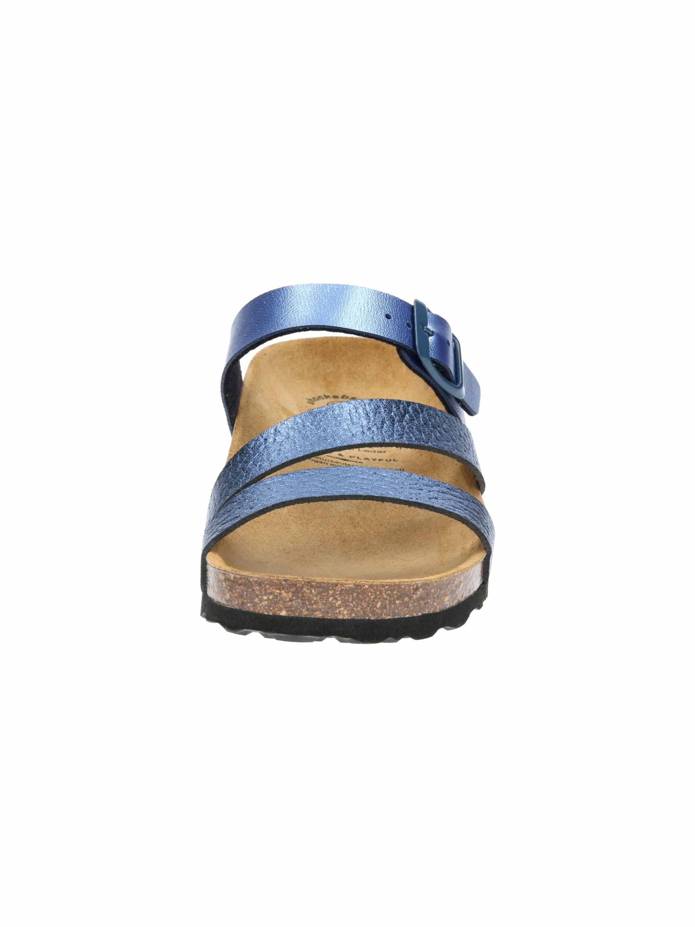 LICO Pantolette 'Natural Glitter' in Blau