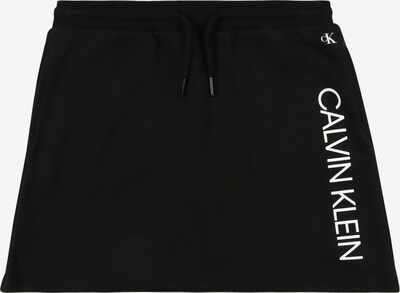 Calvin Klein Jeans Falda en negro / blanco, Vista del producto