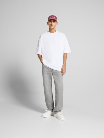 Bershka Loosefit Jeans in Grijs