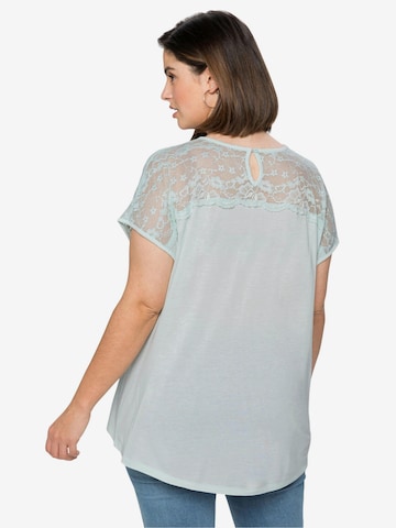 SHEEGO Bluse in Blau