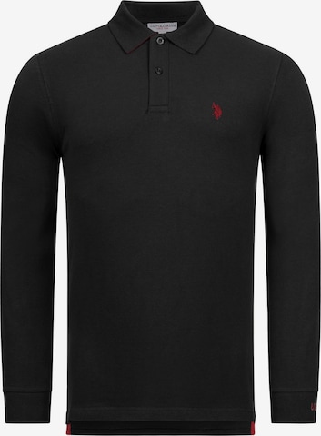U.S. POLO ASSN. Shirt in Black: front
