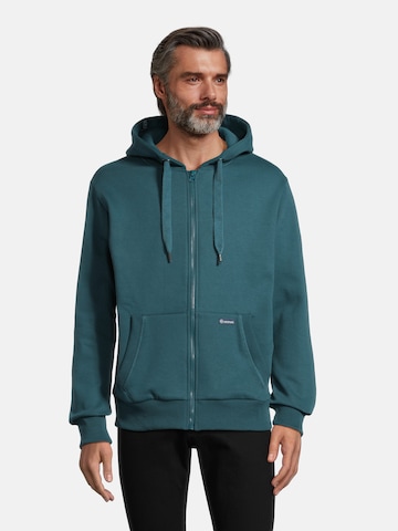 Veste de survêtement 'BREKER' salzhaut en bleu : devant